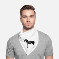 'Pferde-Skelett' Bandana | Spreadshirt