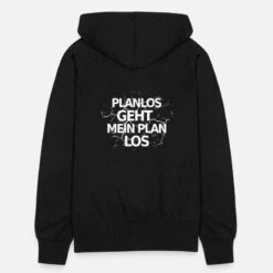 'Planlos Geht Mein Plan Los' Frauen Premium Kapuzenjacke | Spreadshirt -Stedman Geschaft planlos geht mein plan los frauen premium kapuzenjacke 5