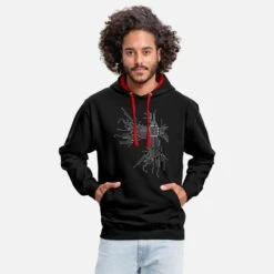 'Platine Chip Circuitboard Mit CPU Computer Design' Unisex Hoodie Zweifarbig | Spreadshirt