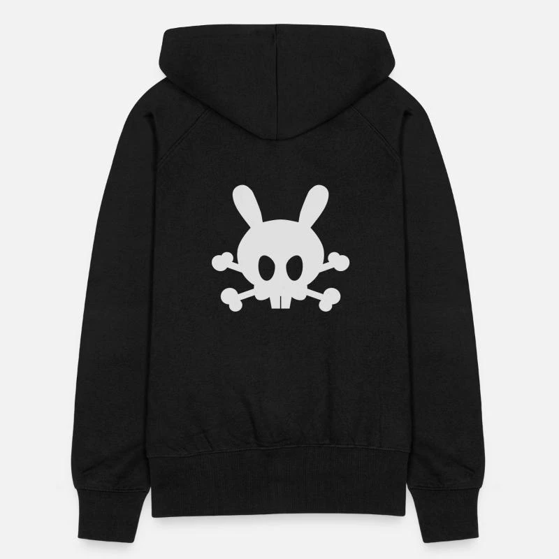 'Rabbitskull' Frauen Premium Kapuzenjacke | Spreadshirt 6 'Rabbitskull' Frauen Premium Kapuzenjacke | Spreadshirt – Bild 6