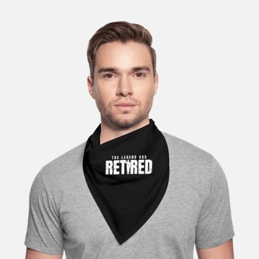 'Rentner Rente The Legend Has Retired' Bandana | Spreadshirt -Stedman Geschaft rentner rente the legend has retired bandana