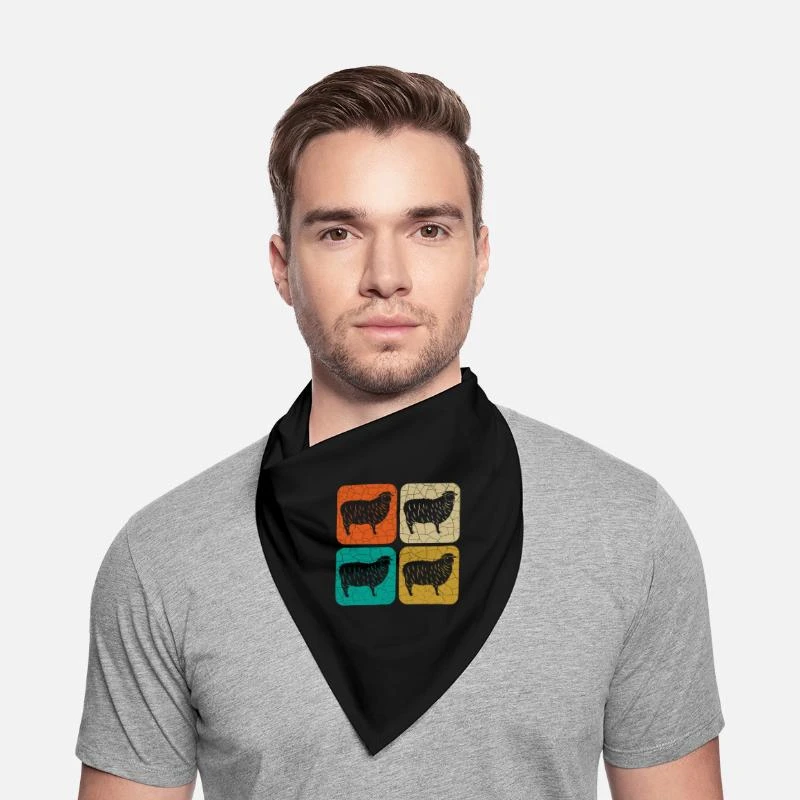 'Schaf Vintage Sheep Rechteck - Lustig Geschenk' Bandana | Spreadshirt 1 'Schaf Vintage Sheep Rechteck - Lustig Geschenk' Bandana | Spreadshirt
