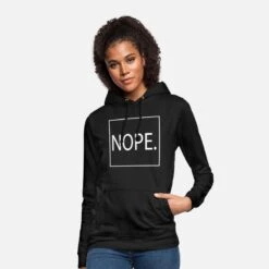 'Schlichter "NOPE." Pullover' Frauen Hoodie | Spreadshirt