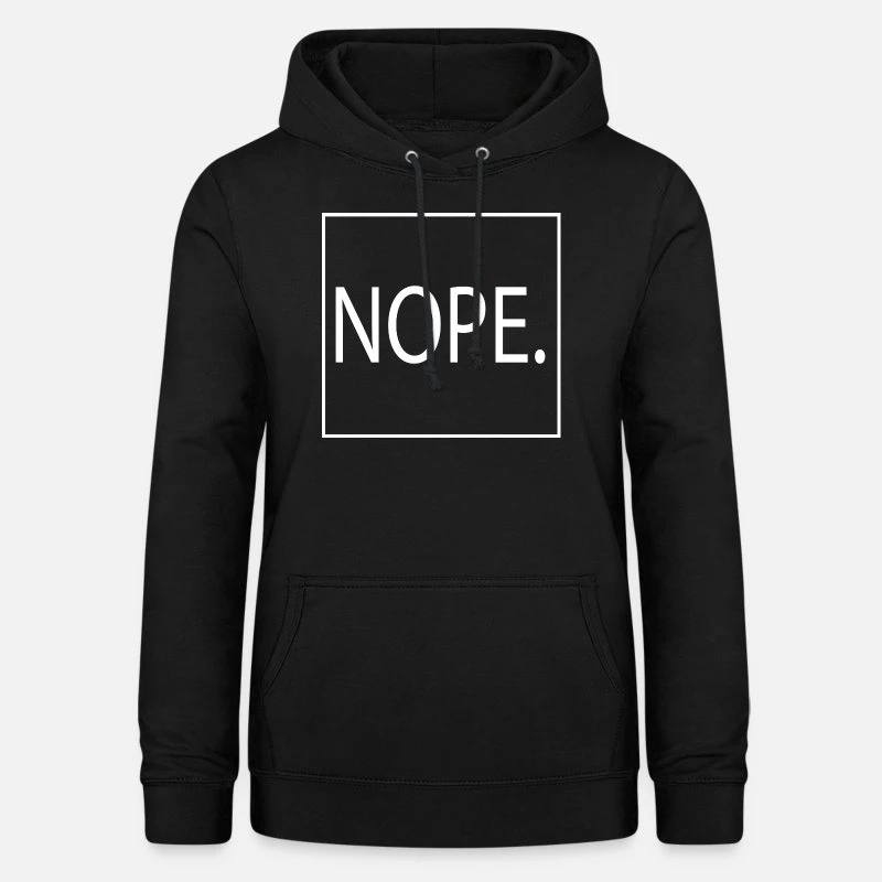 'Schlichter "NOPE." Pullover' Frauen Hoodie | Spreadshirt 5 'Schlichter "NOPE." Pullover' Frauen Hoodie | Spreadshirt – Bild 5