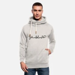 'Schwaboland Herzschlag Schwabenländle Schwäbisch' Unisex Schalkragen Hoodie | Spreadshirt
