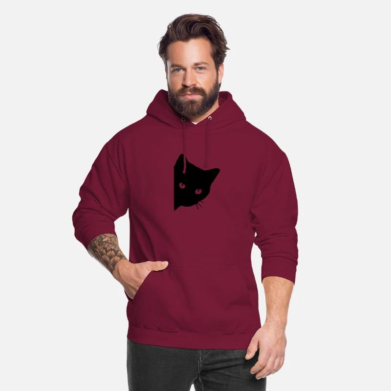 'Schwarze Katze - Black Cat' Unisex Hoodie | Spreadshirt 3 'Schwarze Katze - Black Cat' Unisex Hoodie | Spreadshirt – Bild 3