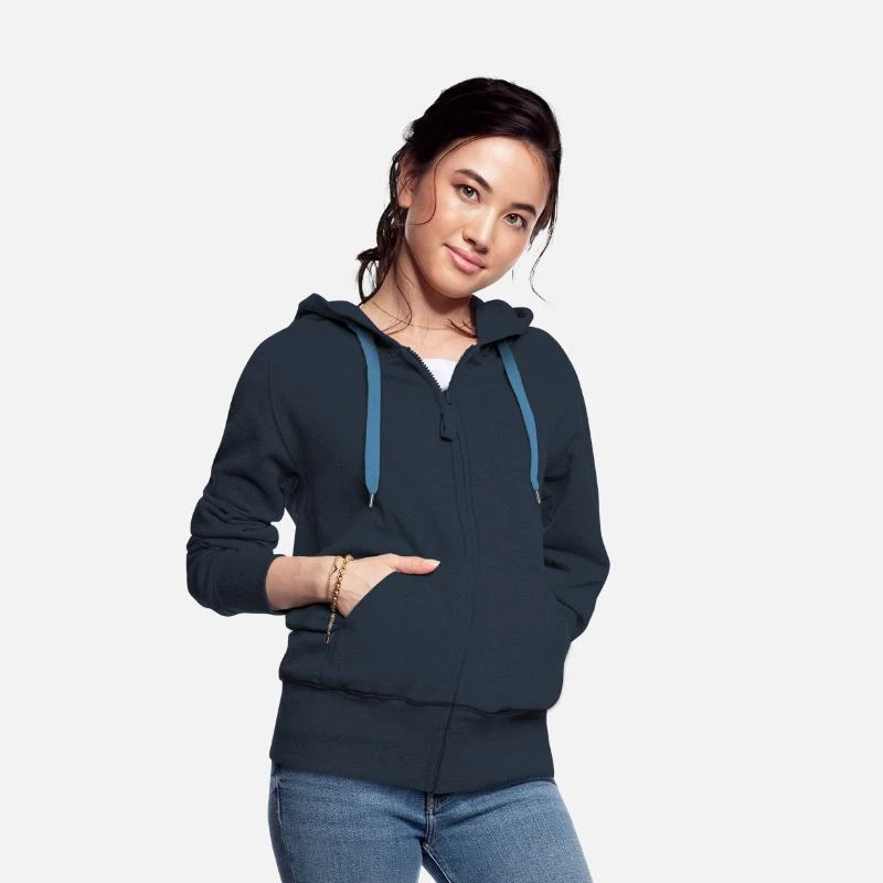 'Schwarzwald Mädel,Bollenhut,Tracht Luftballon,FUN' Frauen Premium Kapuzenjacke | Spreadshirt 2 'Schwarzwald Mädel,Bollenhut,Tracht Luftballon,FUN' Frauen Premium Kapuzenjacke | Spreadshirt – Bild 2