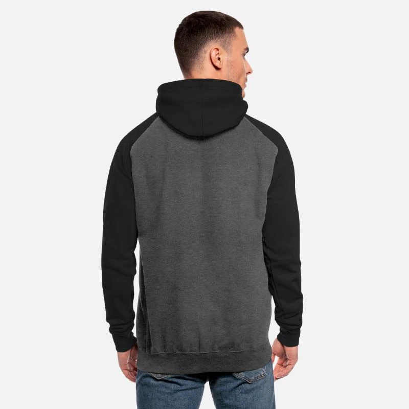 'Schweden Elch' Unisex Baseball Hoodie | Spreadshirt 3 'Schweden Elch' Unisex Baseball Hoodie | Spreadshirt – Bild 3