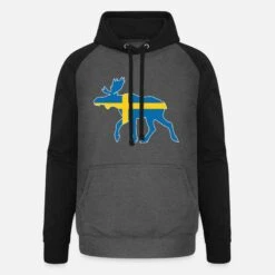 'Schweden Elch' Unisex Baseball Hoodie | Spreadshirt 17 'Schweden Elch' Unisex Baseball Hoodie | Spreadshirt -Stedman Geschaft schweden elch unisex baseball hoodie 8