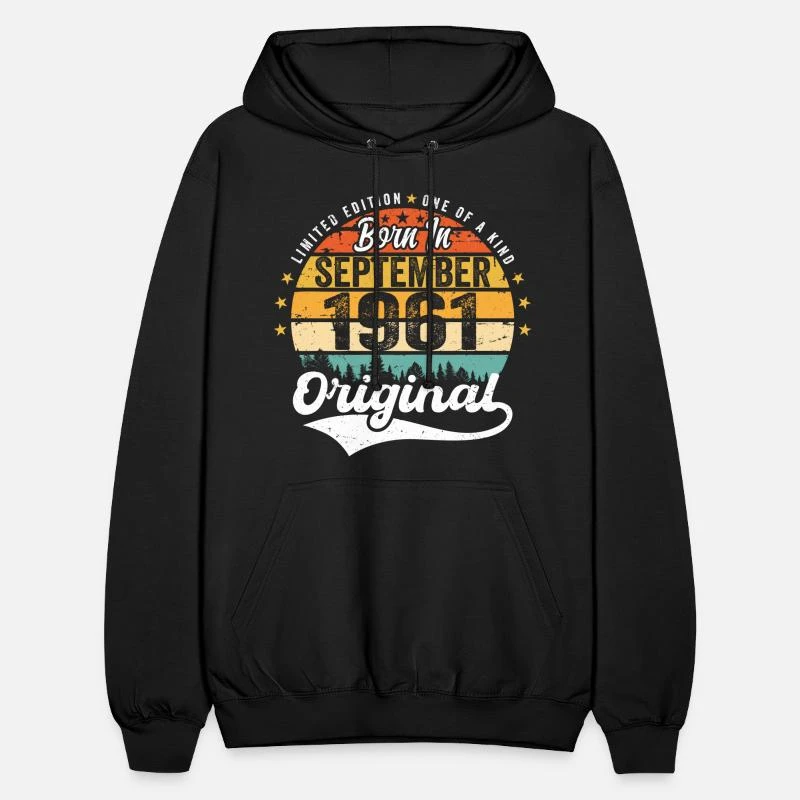 'September 1961 Jubiläum 1961 September' Unisex Hoodie | Spreadshirt 7 'September 1961 Jubiläum 1961 September' Unisex Hoodie | Spreadshirt – Bild 7