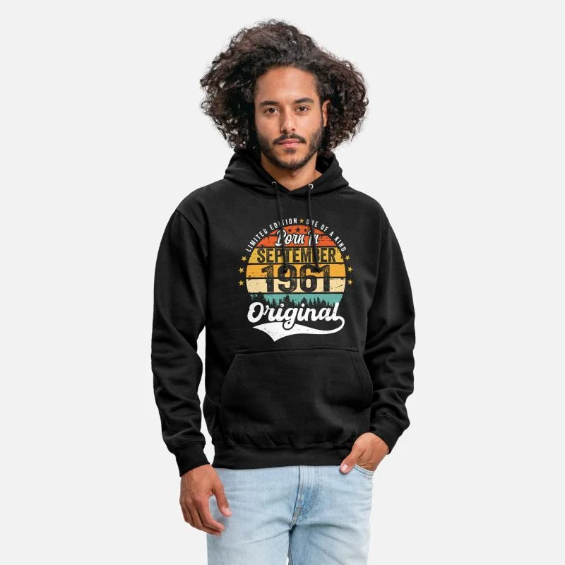 'September 1961 Jubiläum 1961 September' Unisex Hoodie | Spreadshirt 1 'September 1961 Jubiläum 1961 September' Unisex Hoodie | Spreadshirt