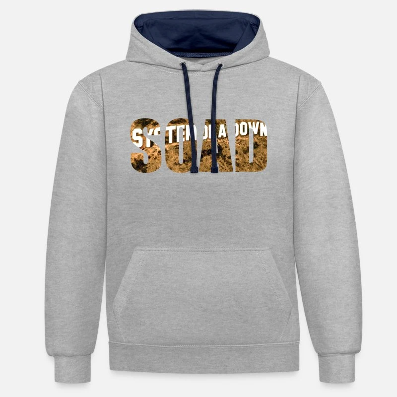 'SOAD' Unisex Hoodie Zweifarbig | Spreadshirt 9 'SOAD' Unisex Hoodie Zweifarbig | Spreadshirt – Bild 9