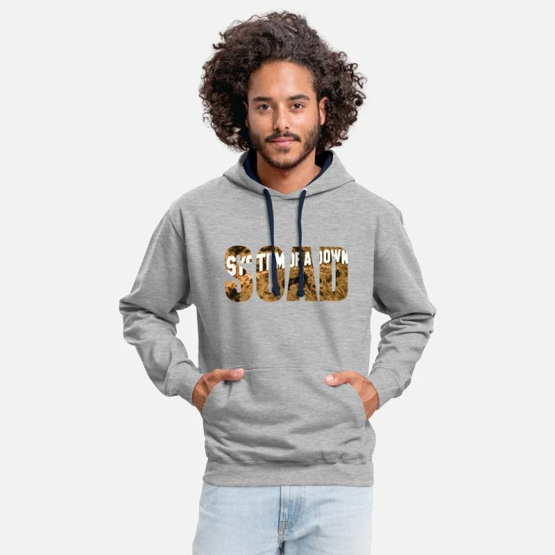 'SOAD' Unisex Hoodie Zweifarbig | Spreadshirt 1 'SOAD' Unisex Hoodie Zweifarbig | Spreadshirt