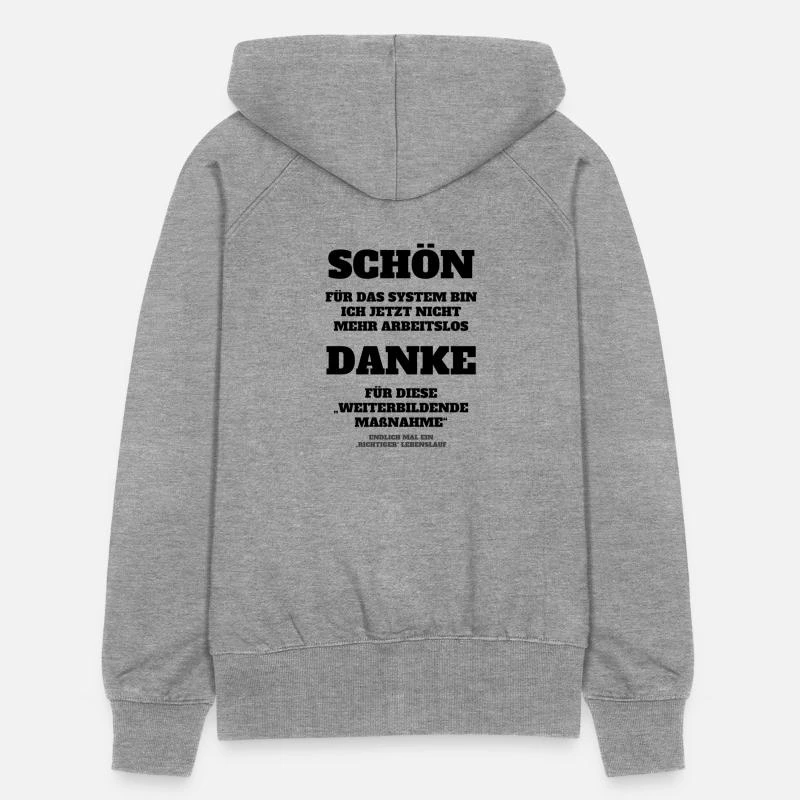 'Spruch AMS' Frauen Premium Kapuzenjacke | Spreadshirt 6 'Spruch AMS' Frauen Premium Kapuzenjacke | Spreadshirt – Bild 6