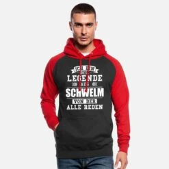 'Stadt Schwelm Deutschland Legende Spruch' Unisex Baseball Hoodie | Spreadshirt