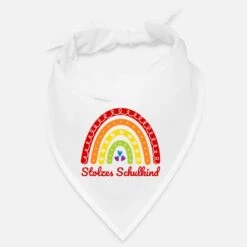 'Stolzes Schulkind 2023 Boho Regenbogen Einschulung' Bandana | Spreadshirt -Stedman Geschaft stolzes schulkind 2023 boho regenbogen einschulung bandana 2
