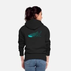 'Tauchen Walhai Taucher Hai Wal Diving Scuba Dive' Frauen Premium Kapuzenjacke | Spreadshirt -Stedman Geschaft tauchen walhai taucher hai wal diving scuba dive frauen premium kapuzenjacke 3