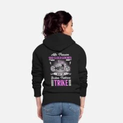 'Trike Motorrad Spruch Triker Bikerin Geschenk' Frauen Premium Kapuzenjacke | Spreadshirt -Stedman Geschaft trike motorrad spruch triker bikerin geschenk frauen premium kapuzenjacke 3