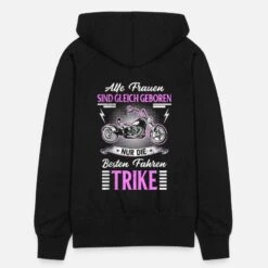 'Trike Motorrad Spruch Triker Bikerin Geschenk' Frauen Premium Kapuzenjacke | Spreadshirt -Stedman Geschaft trike motorrad spruch triker bikerin geschenk frauen premium kapuzenjacke 5