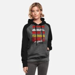'Tübingen' Unisex Baseball Hoodie | Spreadshirt -Stedman Geschaft tuebingen unisex baseball hoodie 4