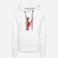 'Vintage Lobster Distressed Shirt Red - Lobster Tee' Frauen Premium Hoodie | Spreadshirt -Stedman Geschaft vintage lobster distressed shirt red lobster tee frauen premium hoodie 8